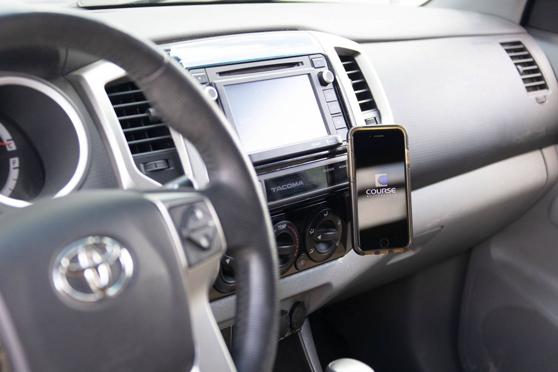 Course Motorsports Direct Fit Phone Mount | 2nd Gen 2005-2015 Toyota Tacoma