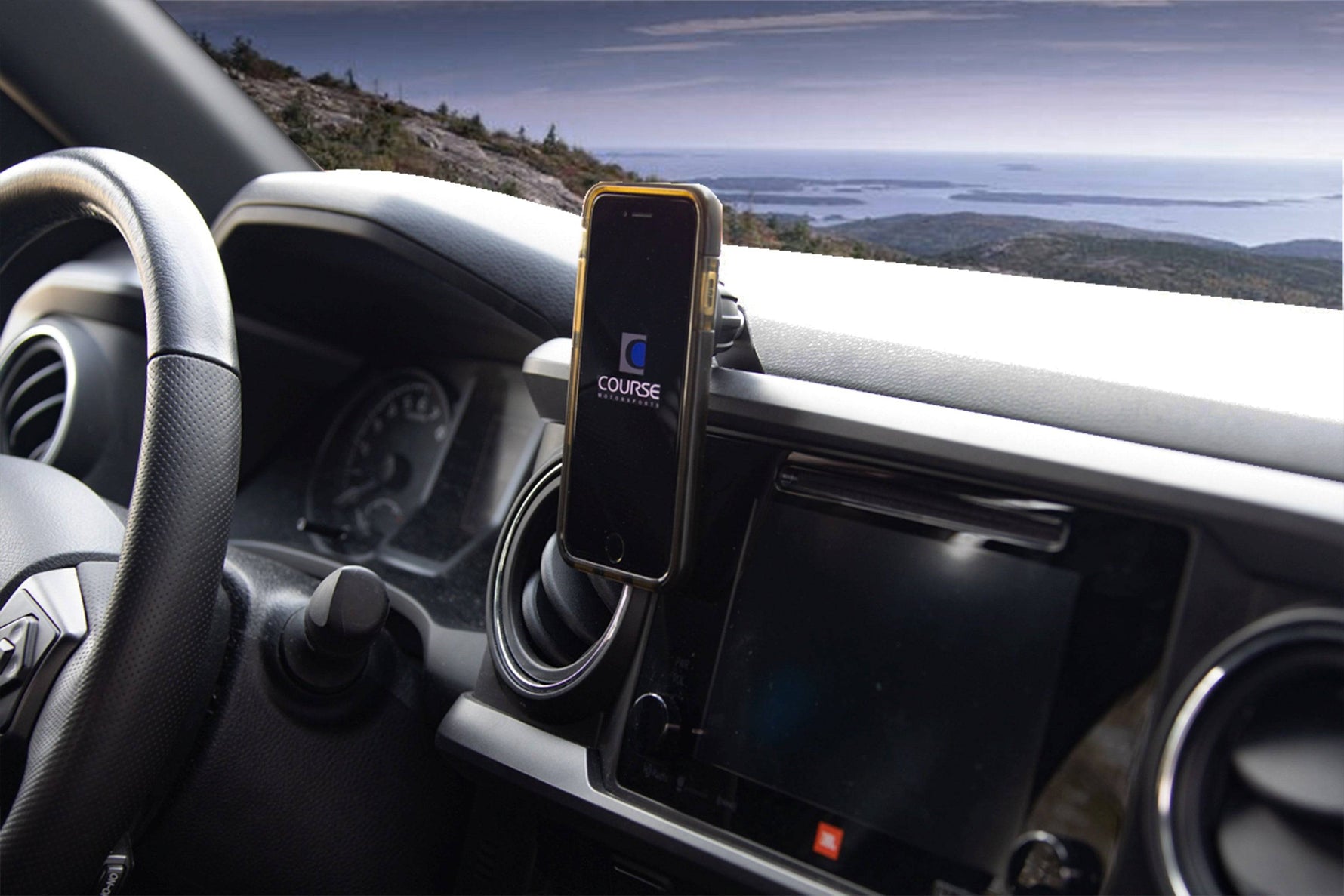 Course Motorsports Direct Fit Phone Mount | 3rd Gen 2016-2023 Toyota Tacoma