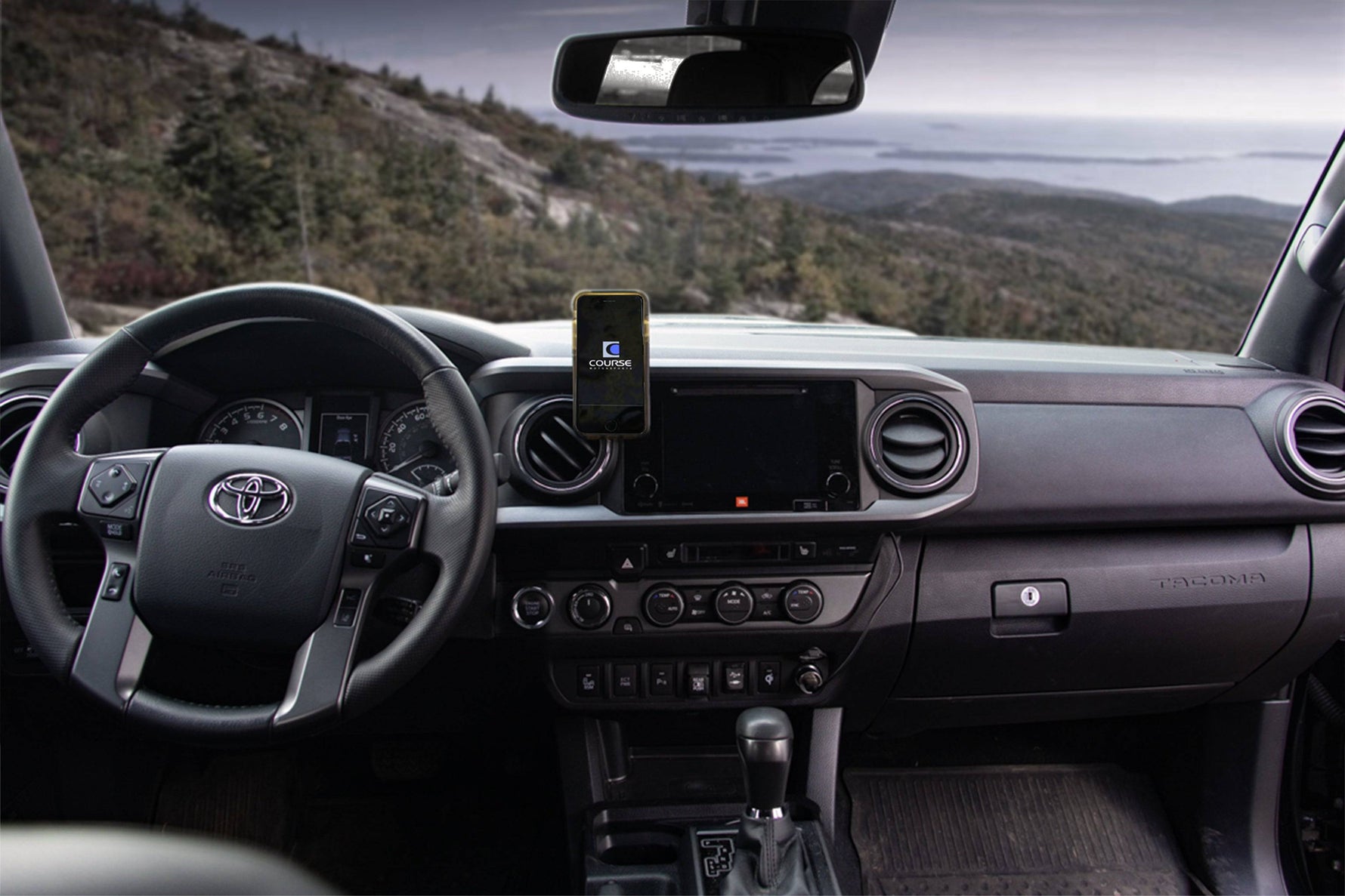 Course Motorsports Direct Fit Phone Mount | 3rd Gen 2016-2023 Toyota Tacoma