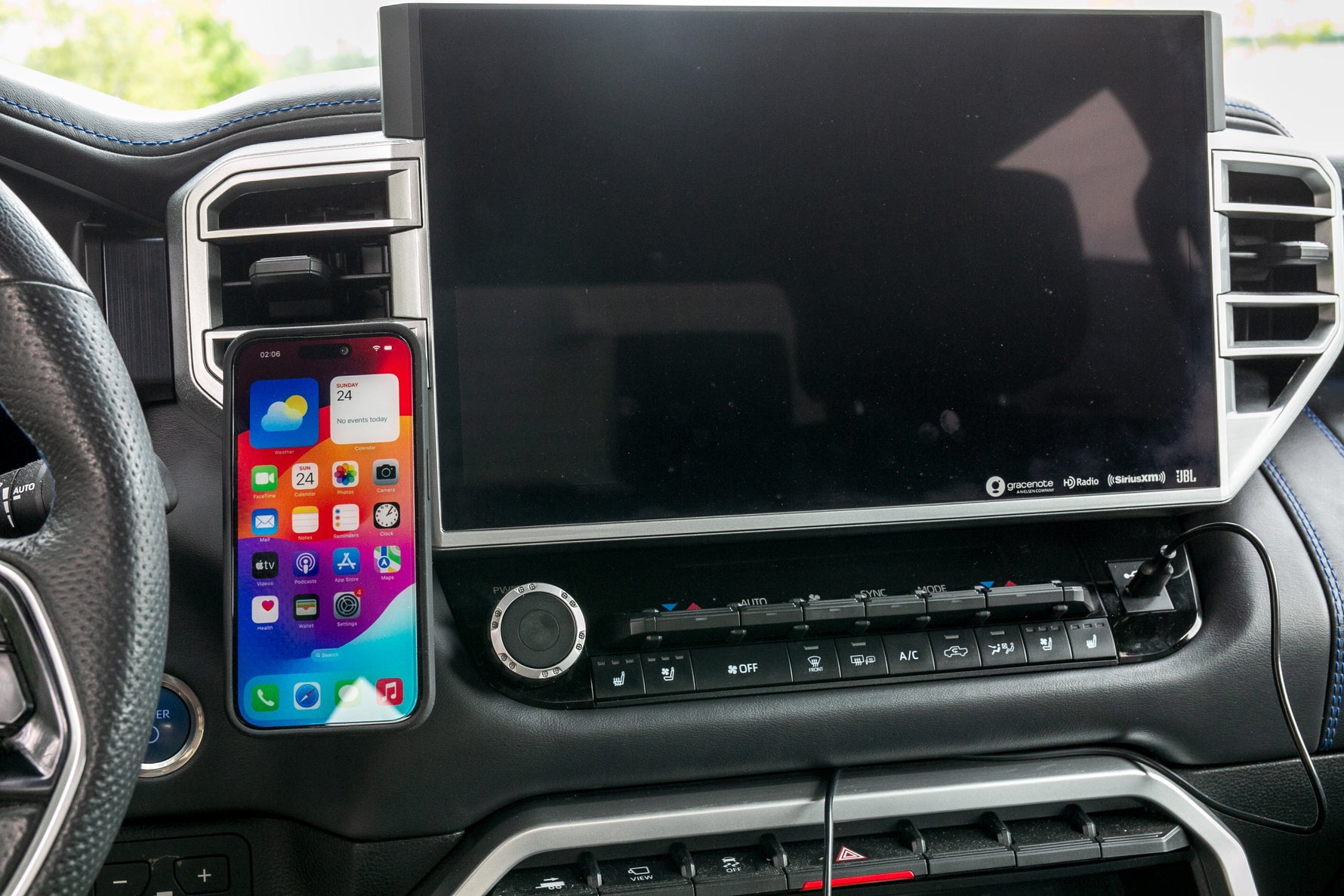 Course Motorsports Direct Fit Phone Mount | 22-26 Tundra & 23-26 Sequoia | Large Screen Dash