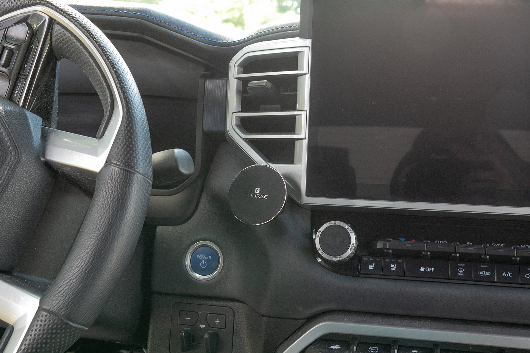 Course Motorsports Direct Fit Phone Mount | 22-26 Tundra & 23-26 Sequoia | Large Screen Dash