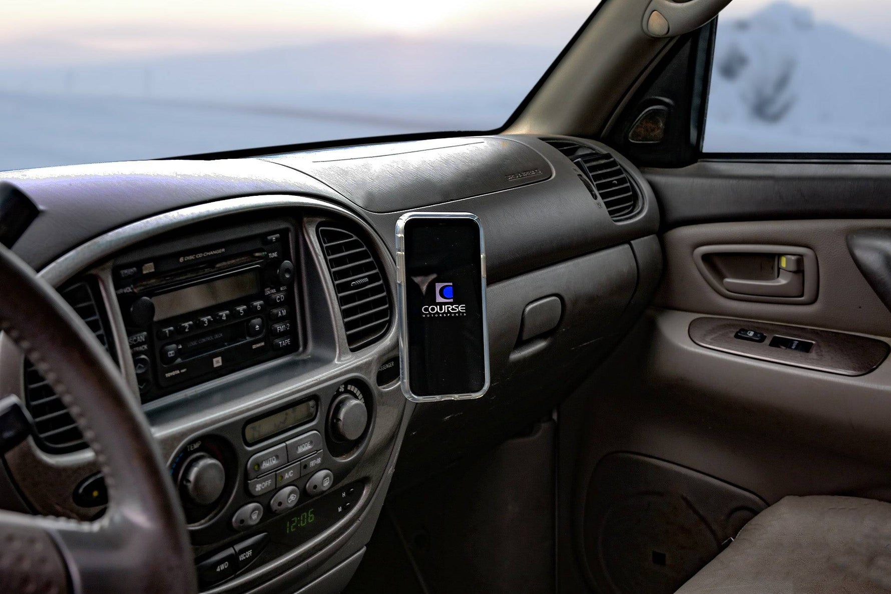 Course Motorsports Direct Fit Phone Mount | 2001-2006 Toyota Sequoia & 2000-2002 Tundra