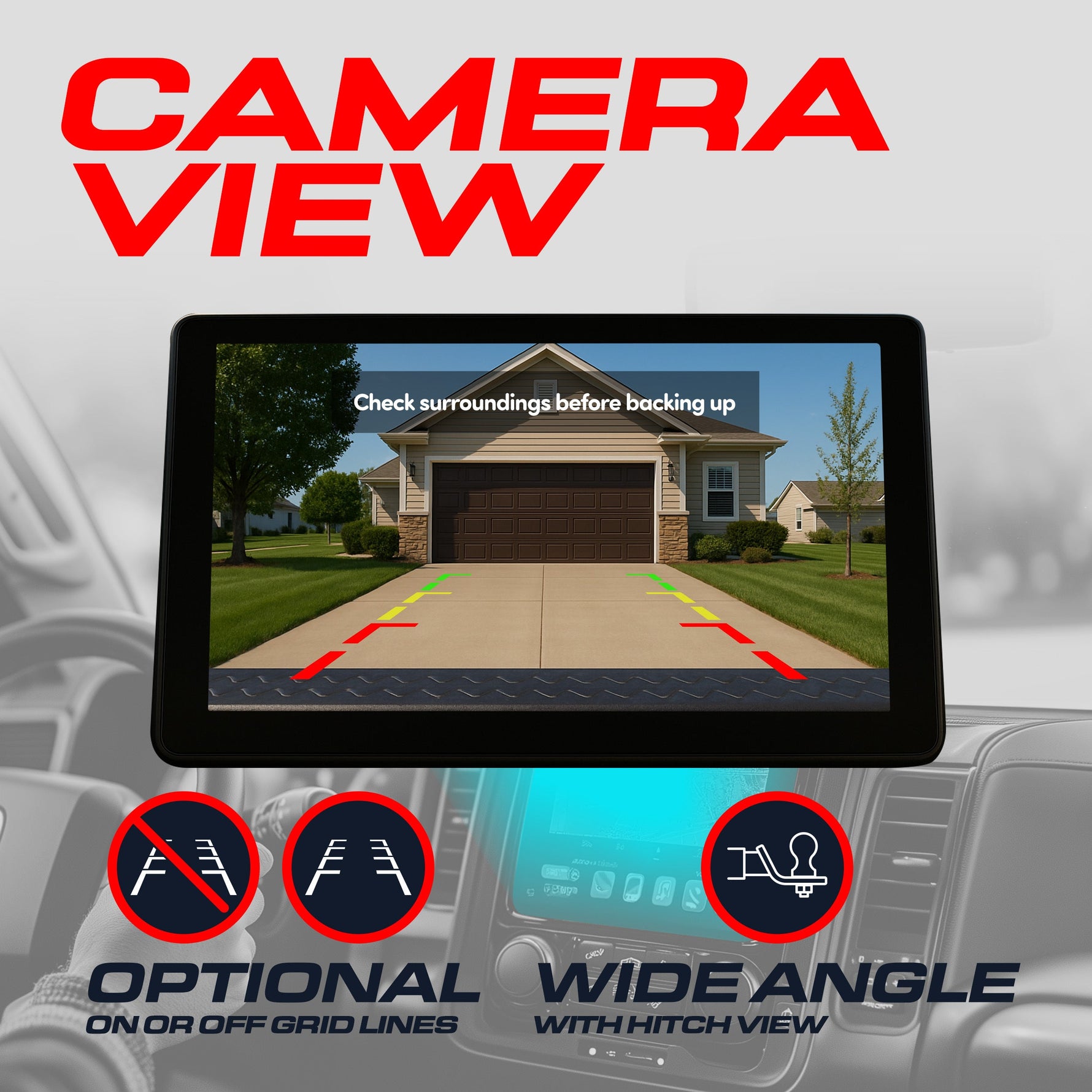 Master Tailgaters Tailgate Handle with Backup Camera | 2007-2013 Toyota Tundra | Black