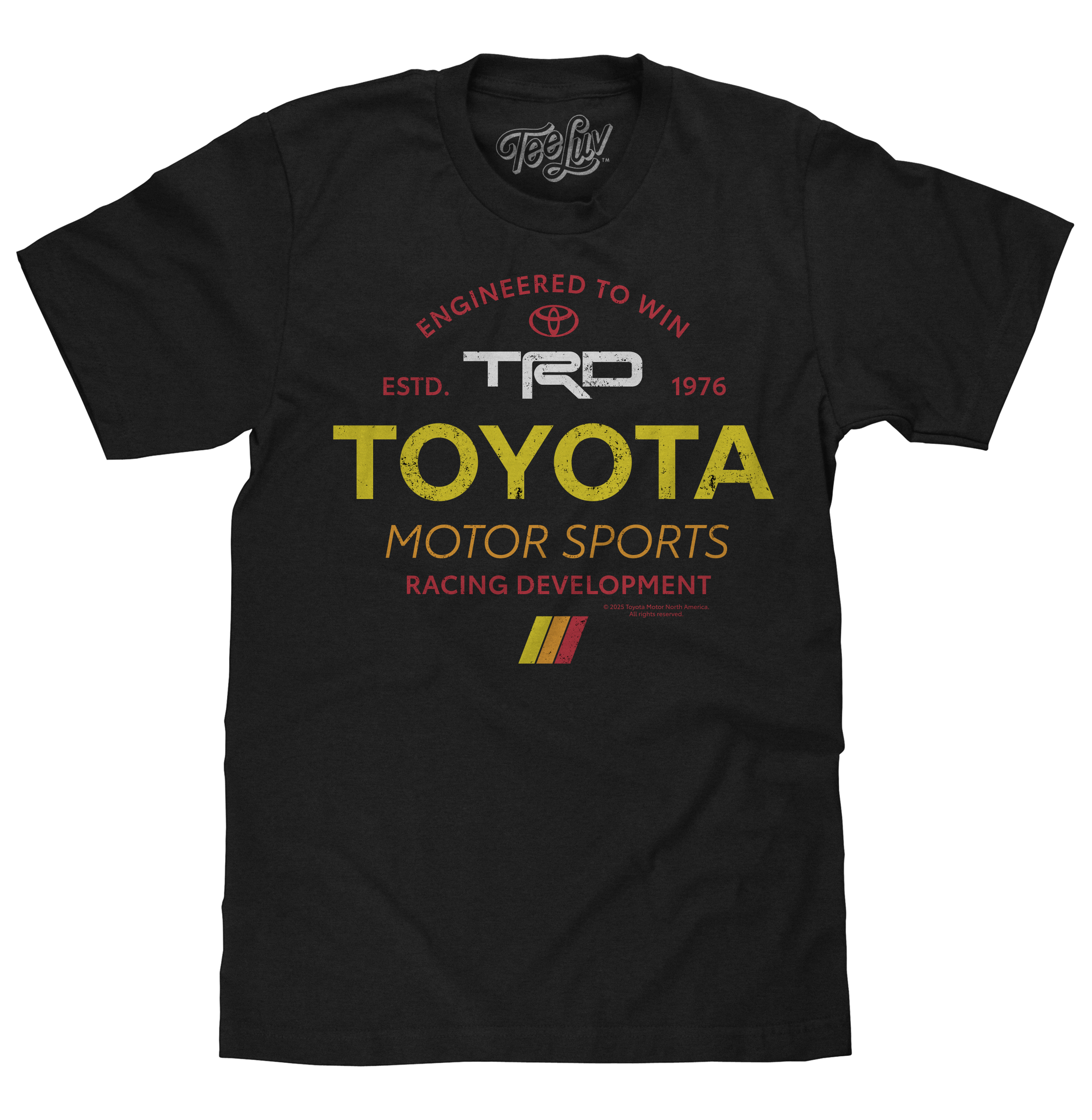Tee Luv Toyota TRD Motor Sports Racing Development T-Shirt - Black