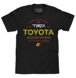 Tee Luv Toyota TRD Motor Sports Racing Development T-Shirt - Black