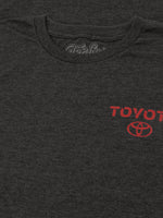 Tee Luv Officially Licensed Toyota Drive Your Dreams Front and Back T-Shirt | Charcoal Heather