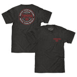 Tee Luv Officially Licensed Toyota Drive Your Dreams Front and Back T-Shirt | Charcoal Heather