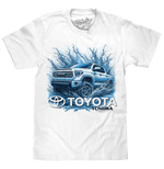 Tee Luv Officially Licensed Toyota Tundra Pickup Truck T-Shirt | White
