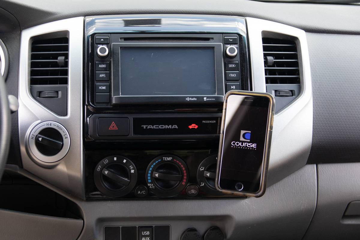 Course Motorsports Direct Fit Phone Mount | 2nd Gen 2005-2015 Toyota Tacoma