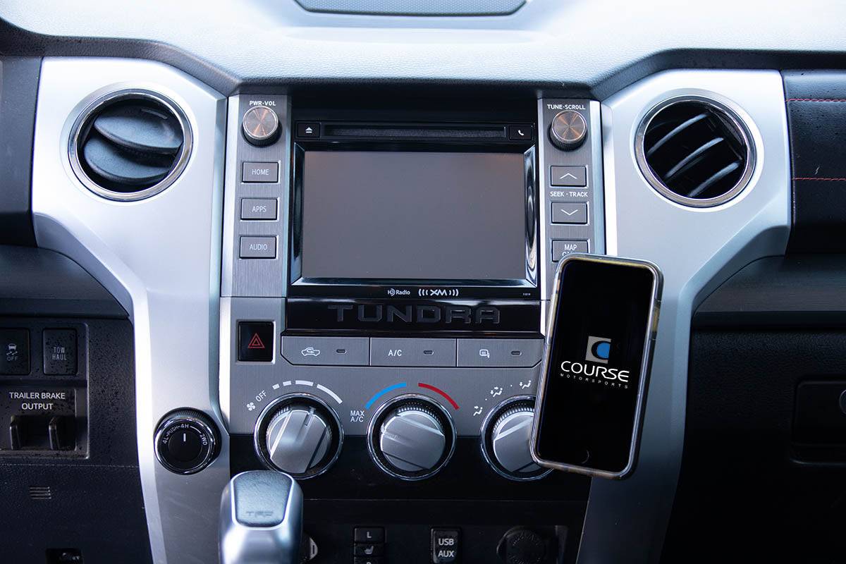 Course Motorsports Direct Fit Phone Mount | 2nd Gen 2014-2022 Toyota Tundra