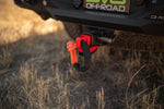 DV8 Xtract 2-Inch Hitch Skid Plate & Recovery Point for Universal 2-Inch Receivers in Red, Black or Raw