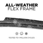 Clix Wiper Blades for Toyota Tacoma 2005-2023 | Click-On Install, 20+ Colors