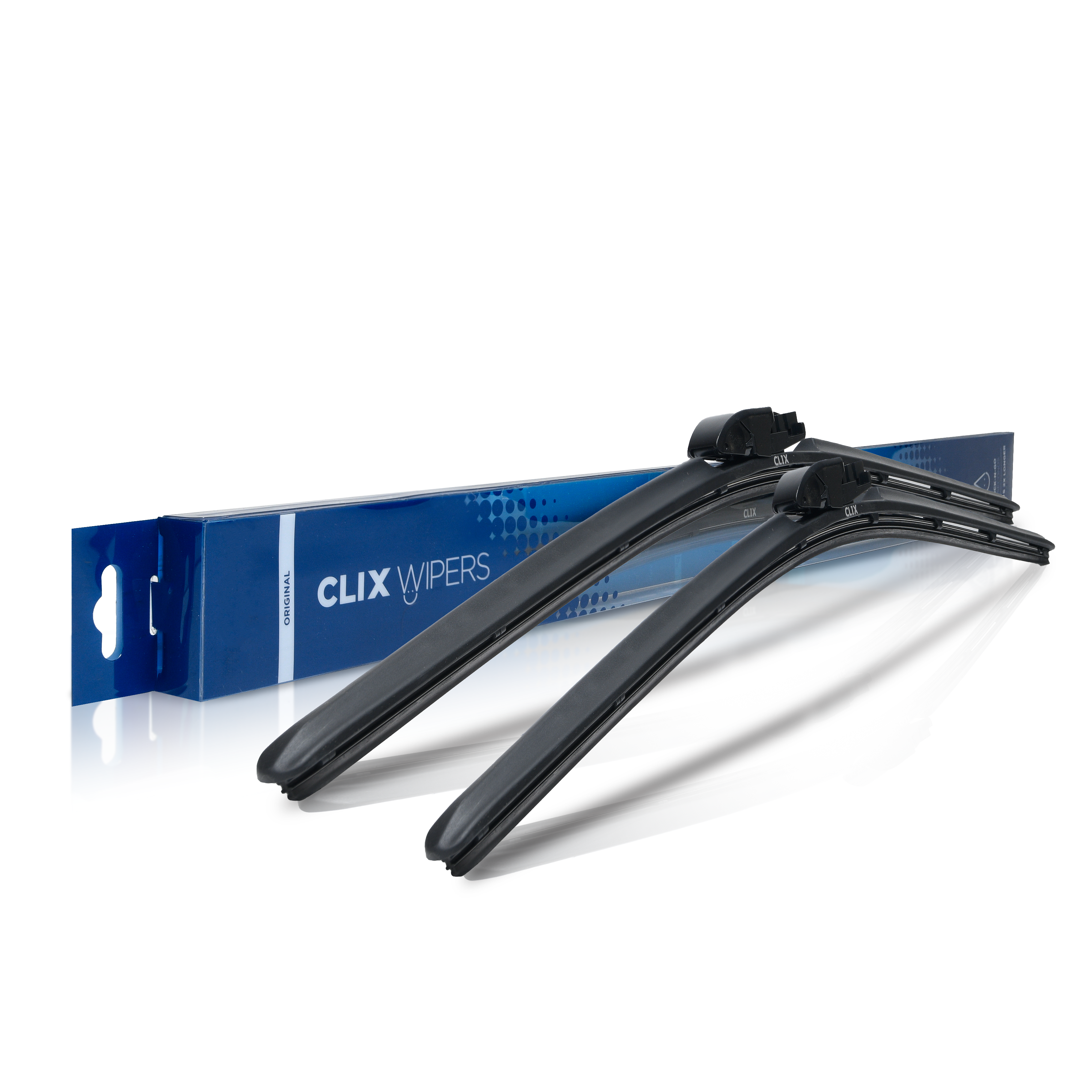 Clix Wiper Blades for Toyota Tacoma 2005-2023 | Click-On Install, 20+ Colors