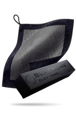 Blackline 12x12 synthetic clay towel for decontaminating Toyota truck and Lexus SUV paint