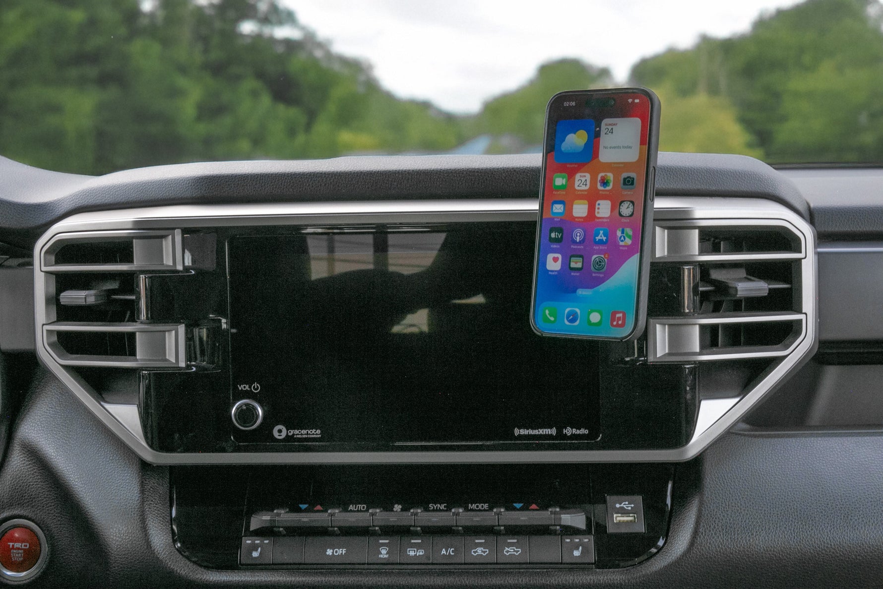 Course Motorsports Direct Fit Phone Mount | 22-26 Tundra & 23-26 Sequoia | Large Screen Dash