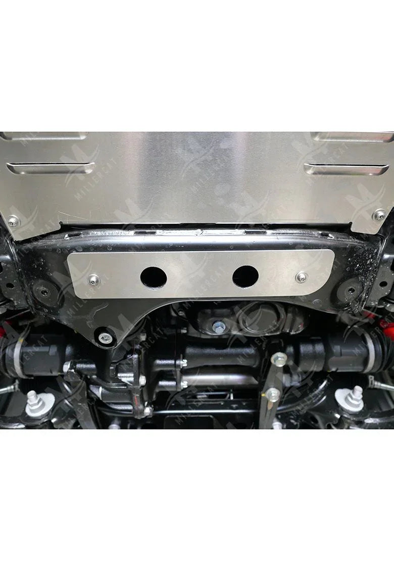 Miller CAT Catalytic Converter Shield for Toyota FJ Cruiser (07-14) 4.0L V6 - Aluminum or 16/12-Gauge Stainless Steel