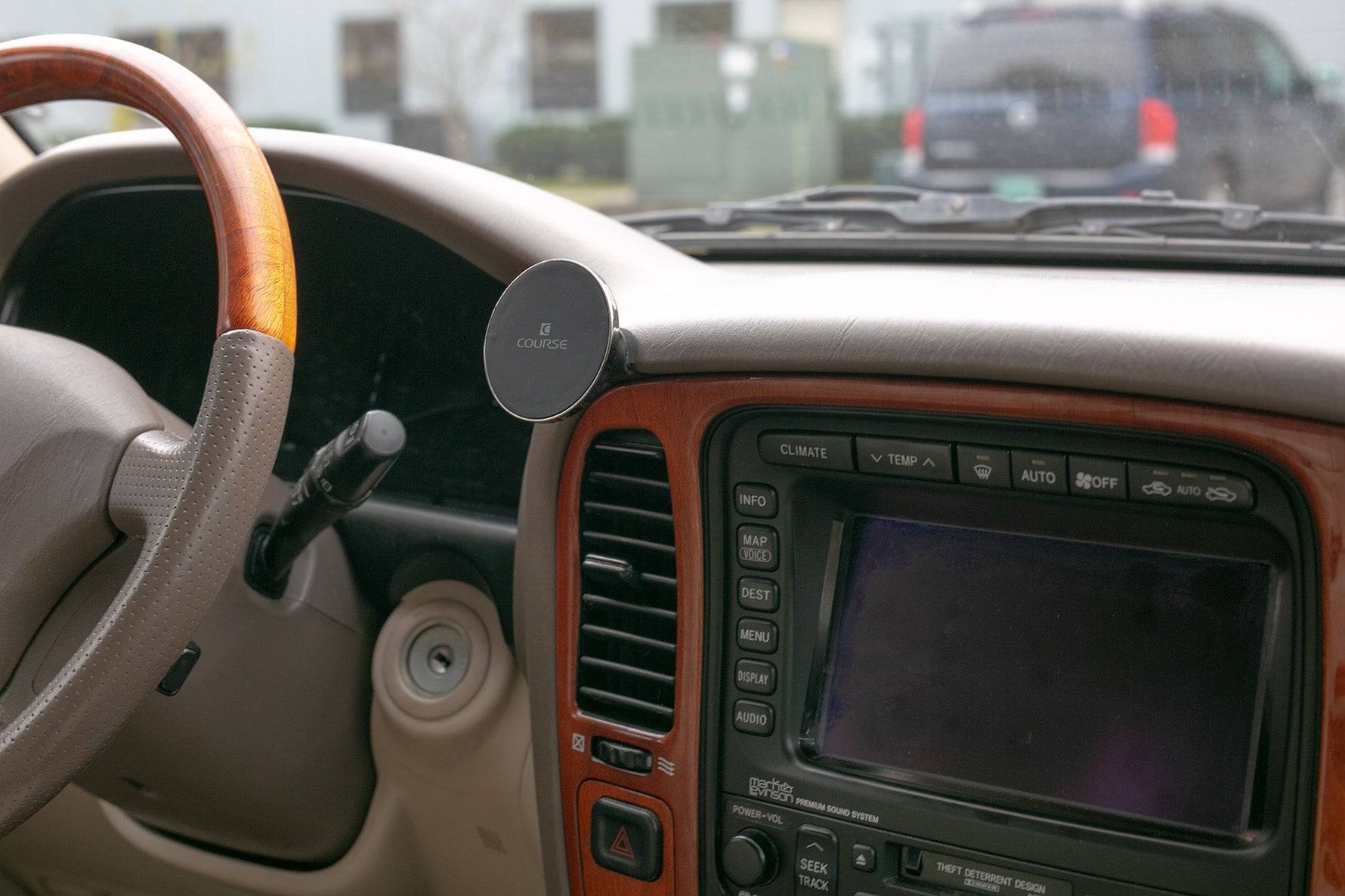 Course Motorsports Direct Fit Phone Mount | 1998-2002 Lexus LX470 & Toyota Land Cruiser 100 Series