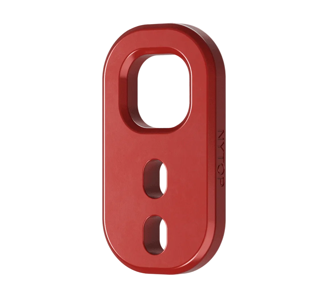 NYTOP lower front recovery points installed on a 2025-2026 Toyota 4Runner 6th Gen Red