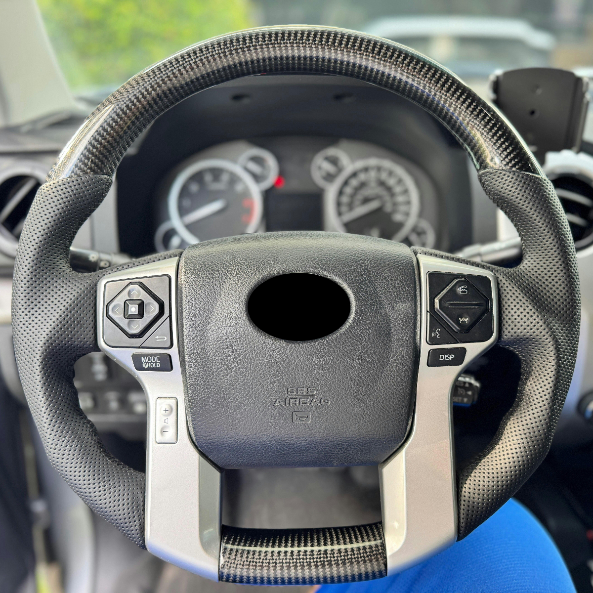 Aspire Carbon Fiber Steering Wheel for Toyota Tacoma 3rd Gen (16-23) Tundra 2nd Gen (14-21) 4Runner 5th Gen (14-24)